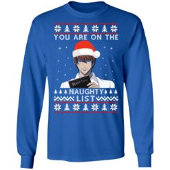 Death note you are on the naughty list Christmas sweater $19.95 redirect10222021011057 1