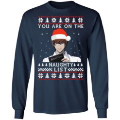 Death note you are on the naughty list Christmas sweater $19.95 redirect10222021011057 2