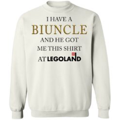 I have a Biuncle and he got me this shirt at Legoland $19.95