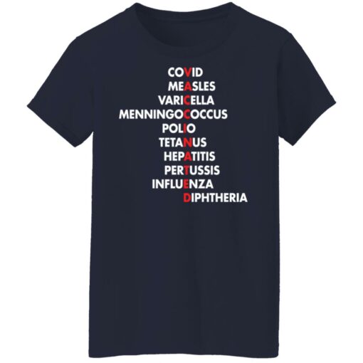 Covid measles varicella meningococcus polio shirt $19.95
