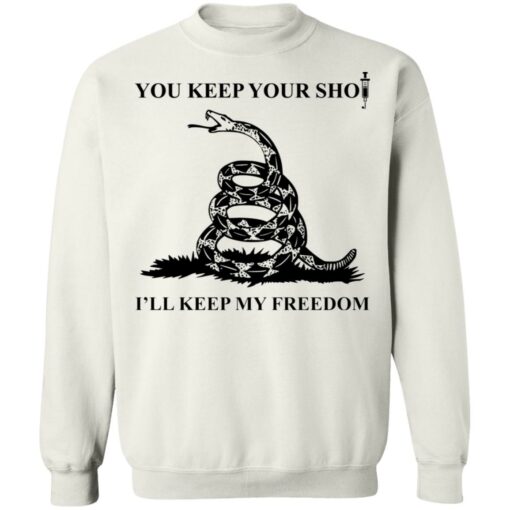 Snake you keep your shot i'll keep my freedom shirt $19.95 redirect10252021001000 5