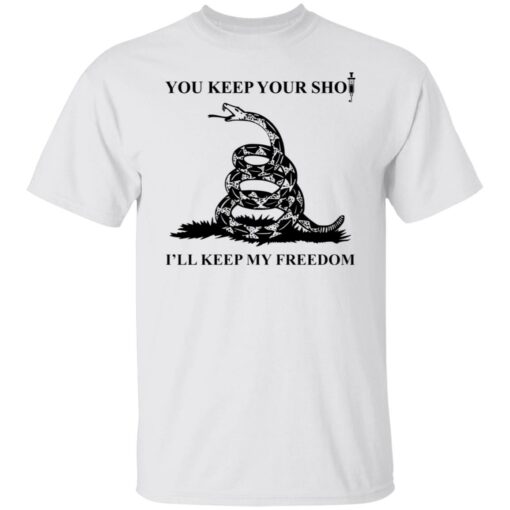 Snake you keep your shot i'll keep my freedom shirt $19.95