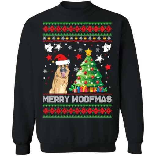 Merry woofmas German Shepherd Christmas sweater $19.95 redirect10252021231049 6