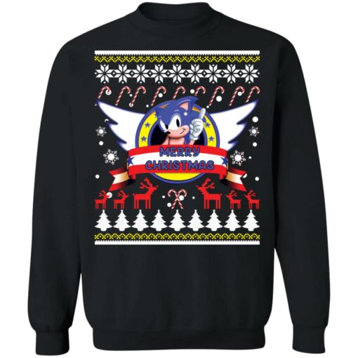 Sonic the hedgehog merry Christmas sweater $19.95