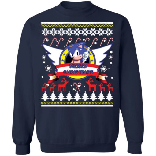 Sonic the hedgehog merry Christmas sweater $19.95 redirect10272021071029 7
