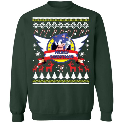 Sonic the hedgehog merry Christmas sweater $19.95