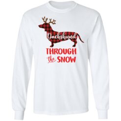 Dachshund through the snow Christmas shirt $19.95