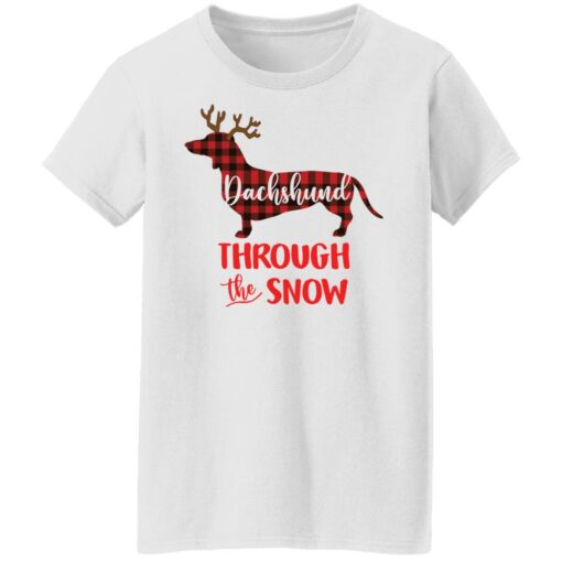 Dachshund through the snow Christmas shirt $19.95 redirect10272021071047 10