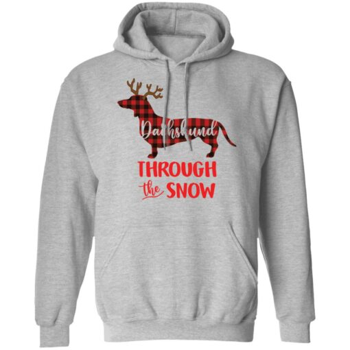 Dachshund through the snow Christmas shirt $19.95 redirect10272021071047 2