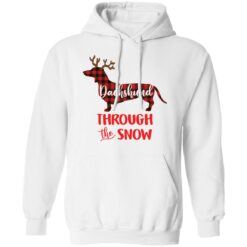 Dachshund through the snow Christmas shirt $19.95