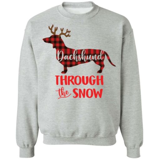 Dachshund through the snow Christmas shirt $19.95 redirect10272021071047 4