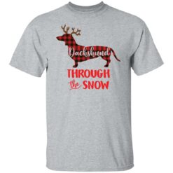 Dachshund through the snow Christmas shirt $19.95 redirect10272021071047 9