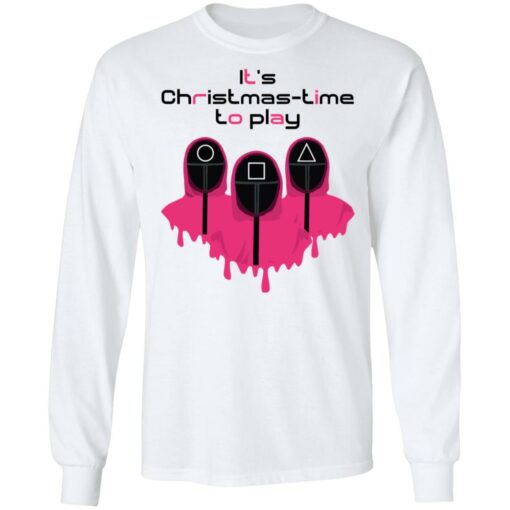 It’s Christmas time to play Squid Game Christmas sweater $19.95