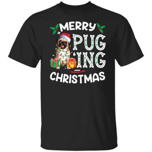 Merry pug ing Christmas sweatshirt $19.95