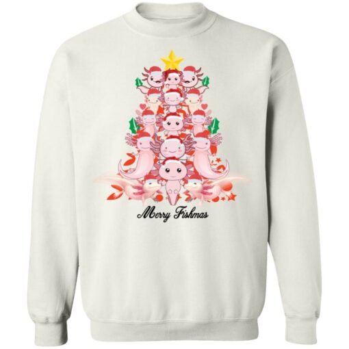 Axolotl Christmas Tree shirt $19.95