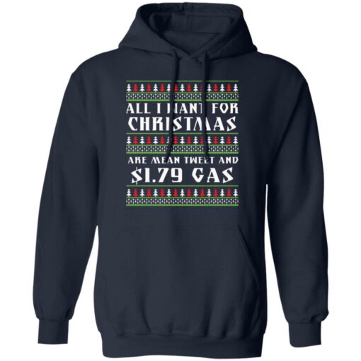 All I want for Christmas are mean tweet and $1.79 gas Christmas sweater $19.95 redirect10292021091051 4