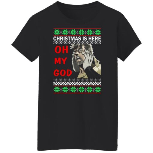 Joseph Joestar Christmas is here oh my god Christmas sweater $19.95 redirect10312021221008 11