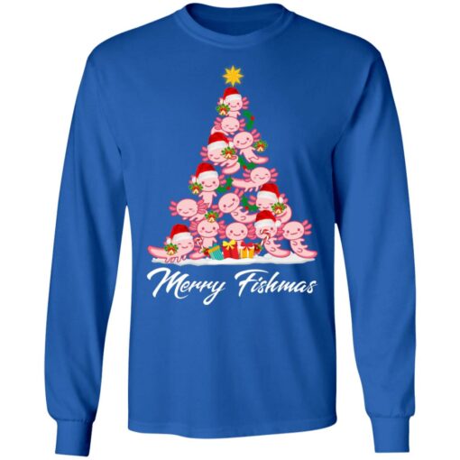 Merry fishmas Axolotl Christmas sweater $19.95