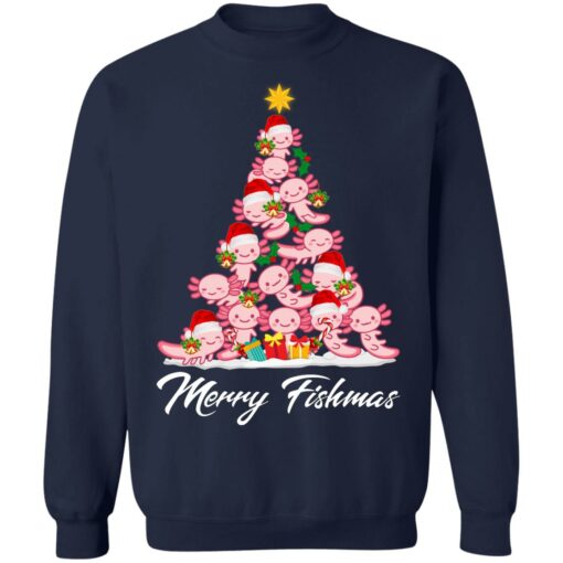 Merry fishmas Axolotl Christmas sweater $19.95 redirect11012021001158 7
