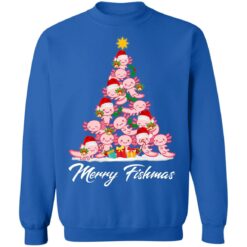 Merry fishmas Axolotl Christmas sweater $19.95