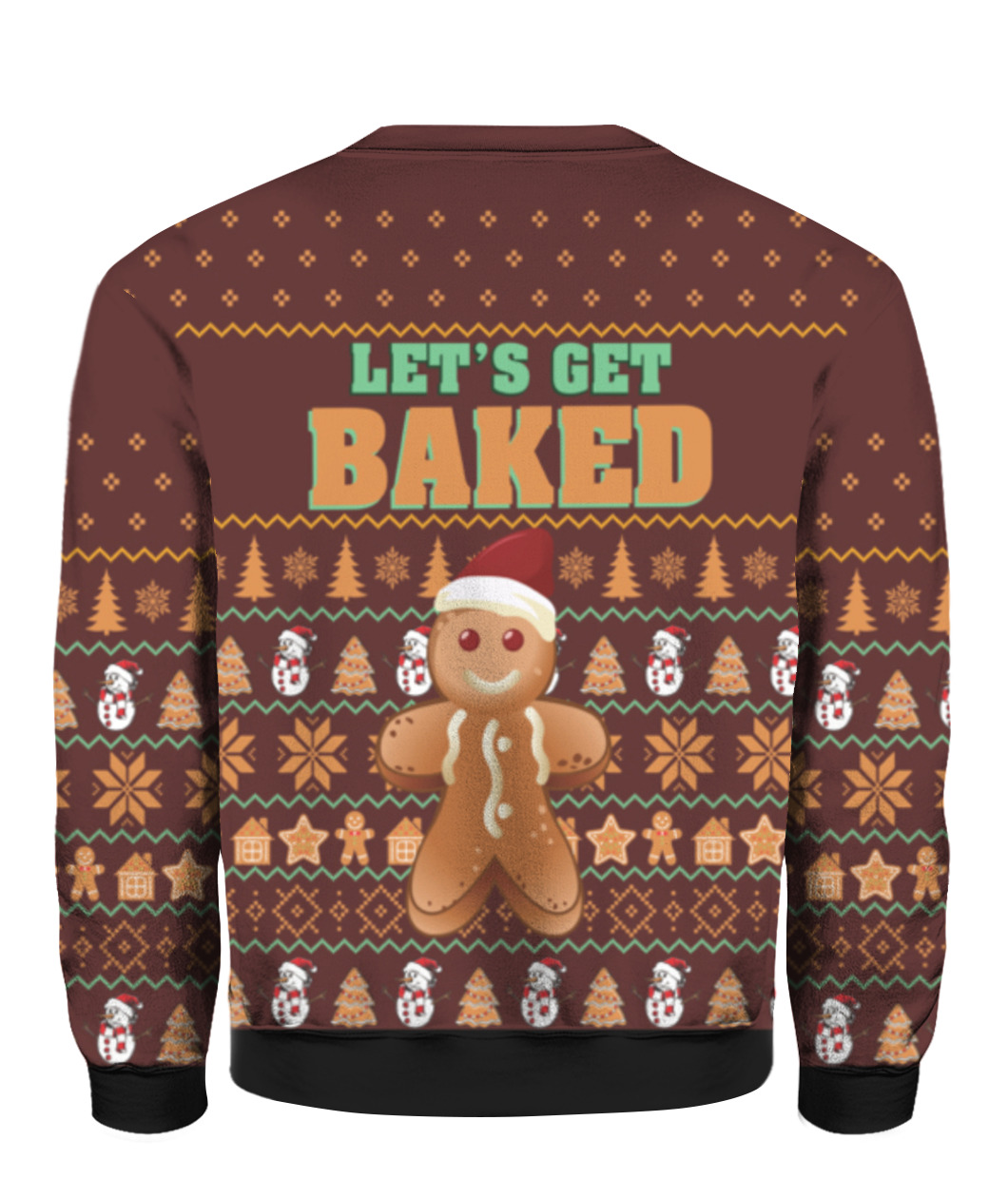 Lets Get Baked Christmas Sweater Lelemoon