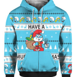 Have a Smurfy Christmas sweater $29.95 1a6cpkdmuiqg89jkmpbe6k3a7i APZH colorful front