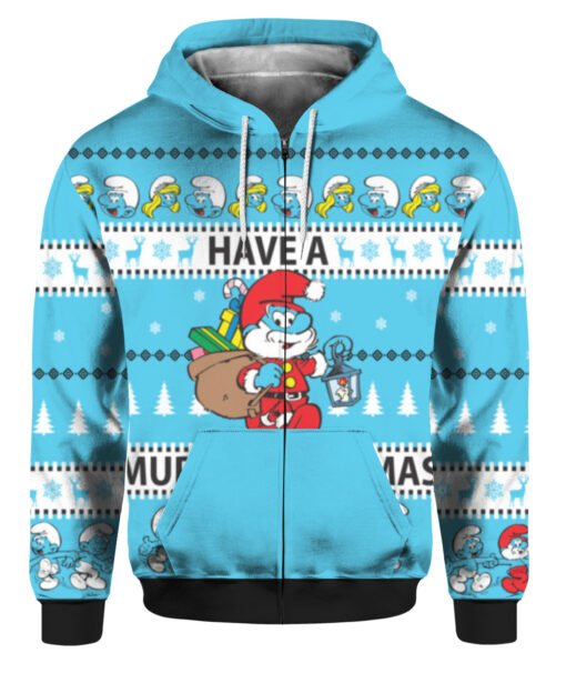 Have a Smurfy Christmas sweater $29.95 1a6cpkdmuiqg89jkmpbe6k3a7i APZH colorful front