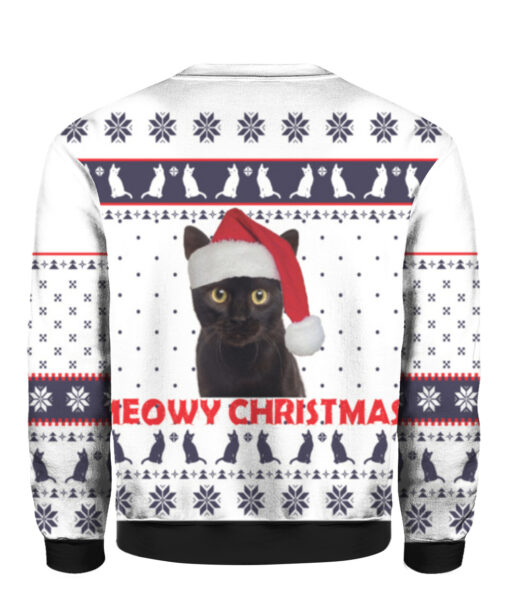 Meowy Christmas ugly sweater $38.95