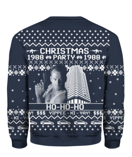 Die Hard Christmas party 1988 ugly sweater $29.95 2iurrldubd4n29jgfmooulm23q APCS colorful back