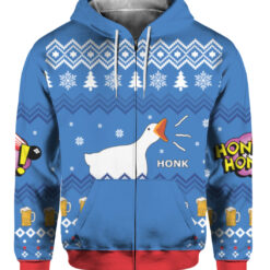 Honk 3D Christmas Sweater $38.95 39kbi6dgltvbpko858kros7pd7 APZH colorful front