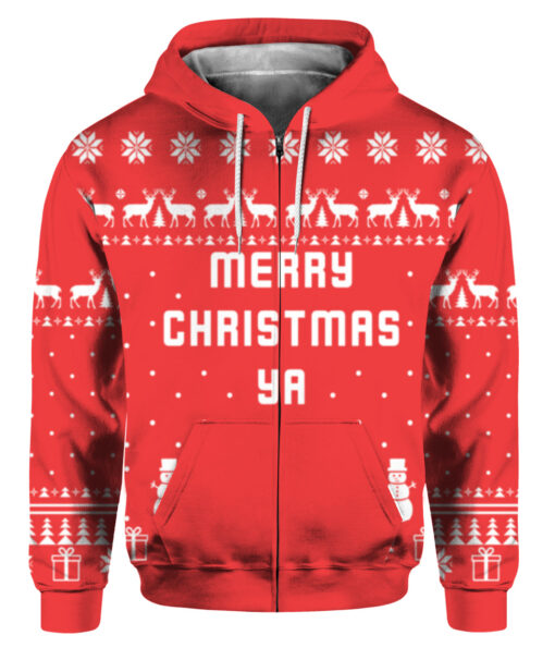 Merry christmas ya filthy animal Christmas sweater $38.95 3ued34m4t28k5t92ageg74eguv APZH colorful front