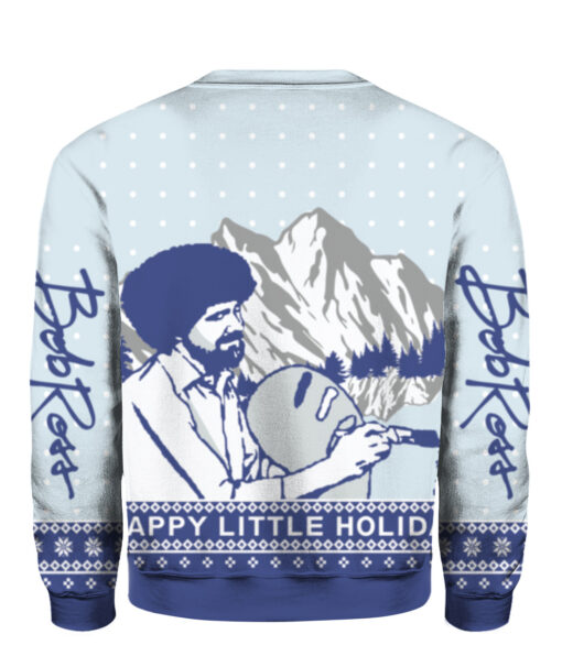 Bob Ross Happy Little Christmas sweater $29.95 446mhpkfa350mi1cafqant9hik APCS colorful back