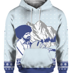 Bob Ross Happy Little Christmas sweater $29.95 446mhpkfa350mi1cafqant9hik APHD colorful front