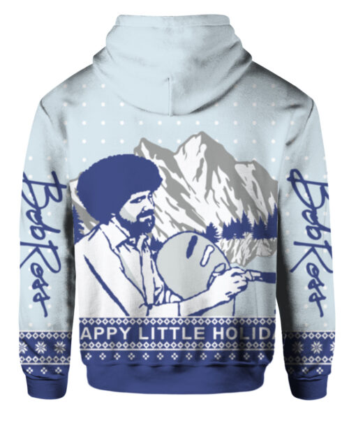 Bob Ross Happy Little Christmas sweater $29.95 446mhpkfa350mi1cafqant9hik APZH colorful back