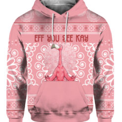 Eff you see kay why oh you Flamingo Christmas sweater $29.95