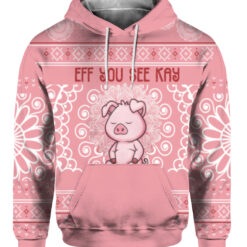 Pig eff you see kay why oh you Christmas sweater $38.95