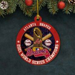 Atlanta Braves 2021 World Series Christmas Ornament