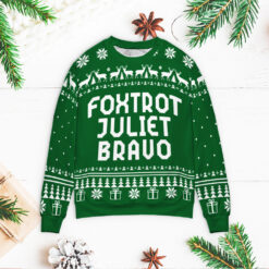 FJB Foxtrot juliet bravo Christmas sweater