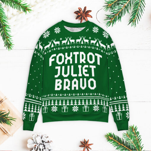 FJB Foxtrot juliet bravo Christmas sweater $39.95