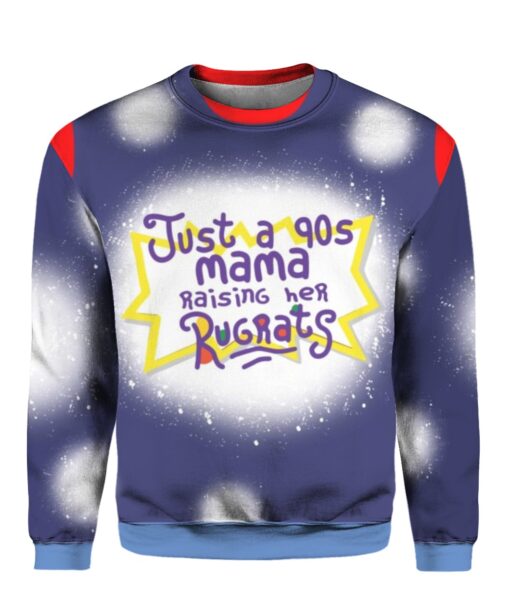 Just a 90s mama raising her rugrats 3D Christmas sweater $24.95