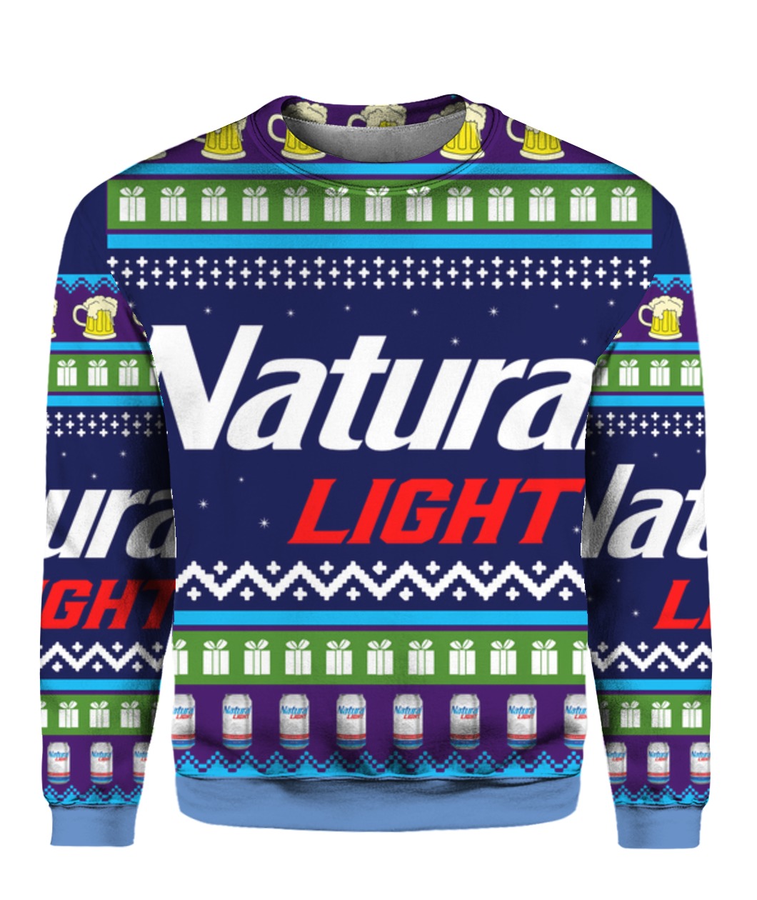 Lelemoon Natural Light 3D Christmas Sweater Style Hoodie Size 5XL