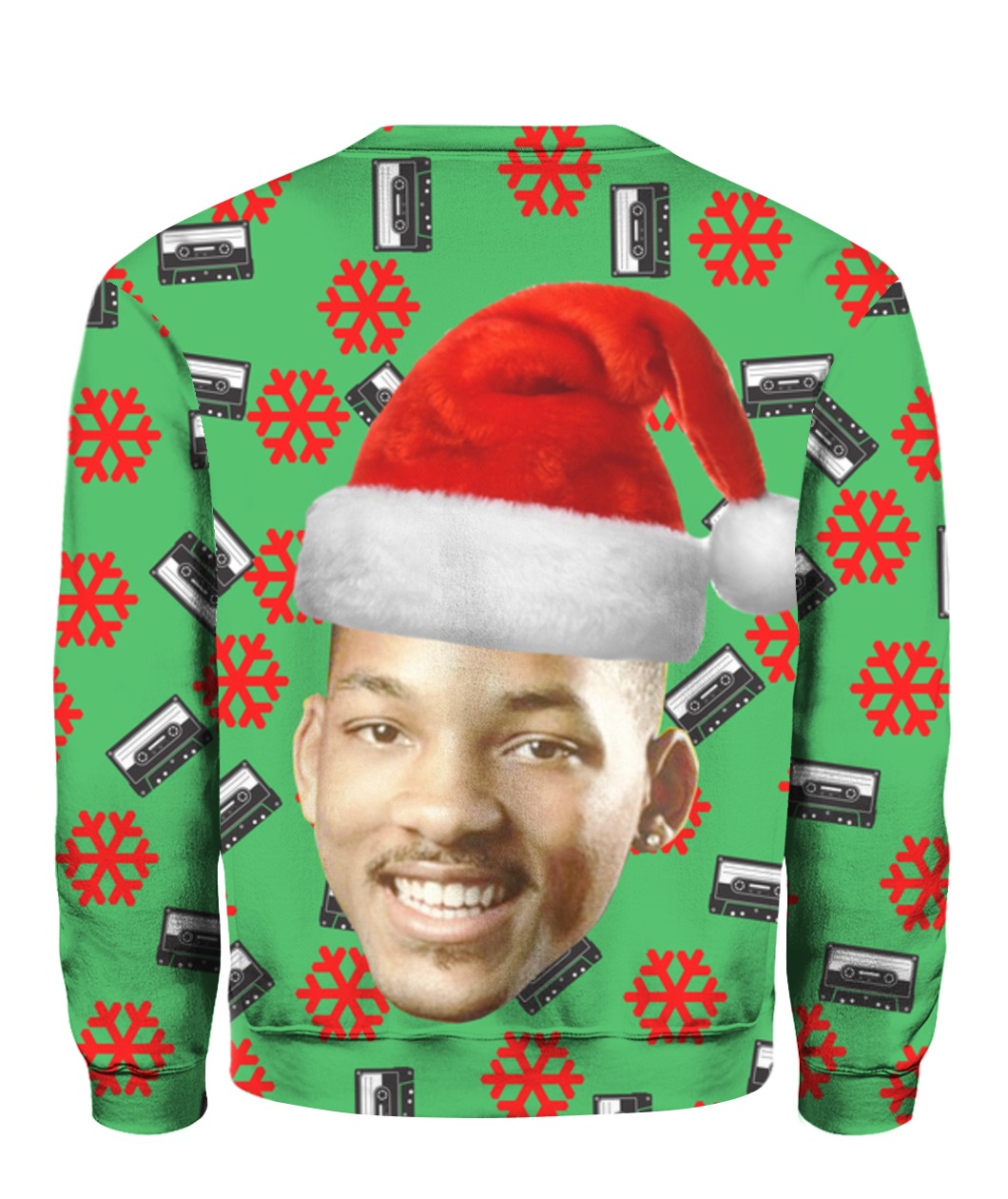 Hollywood skjorte ilt The Fresh Prince Of Bel Air Will Smith Christmas Sweater - Lelemoon