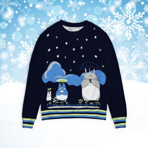 Ghibli My Neighbor Totoro Christmas sweater $39.95 Ghibli My Neighbor Totoro ChristmasM sweater