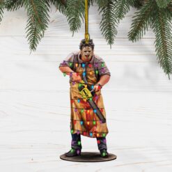 Leatherface Christmas ornament