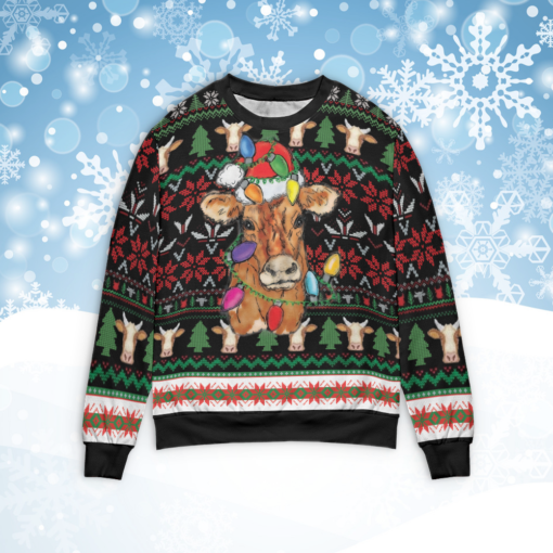 Cows ugly Christmas sweater $39.95