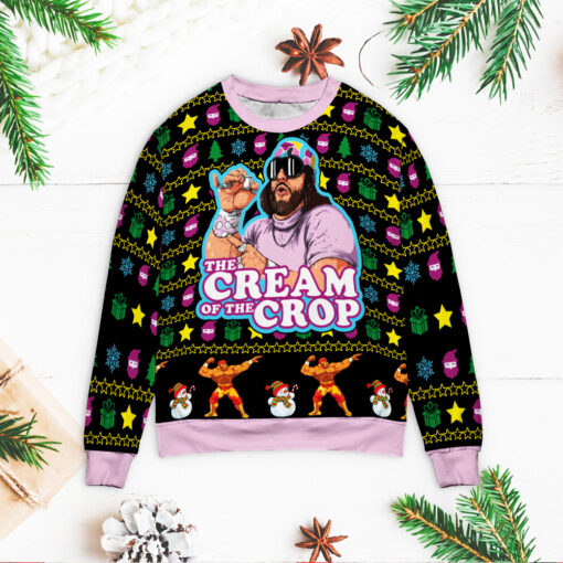 The Cream of the Crop Macho Man Christmas sweater $39.95