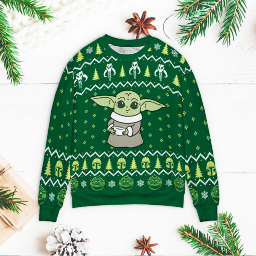 The Mandalorian The Child Christmas Sweater $39.95