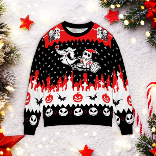 The Nightmare Before Christmas Christmas Sweater $39.95 The Nightmare Before Christmas Christmas SweaterM