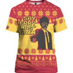 Pulp Fiction Merry Xmas Again ugly Sweater $29.95