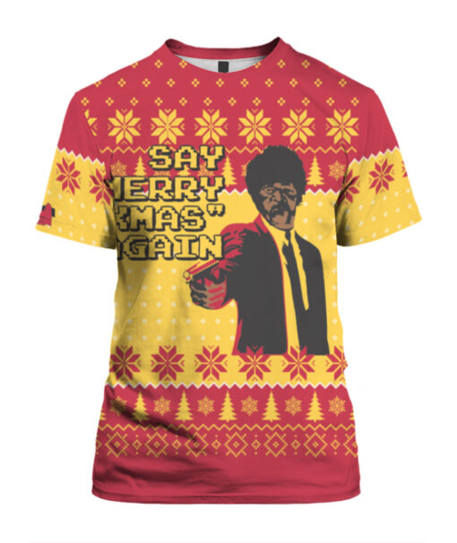 Pulp Fiction Merry Xmas Again ugly Sweater $29.95